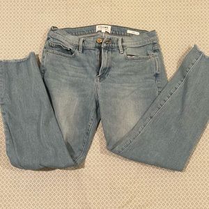 Frame Le Boy Size 27. Frayed. Pre-owned.